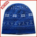 Moda Invierno tejidos Jacquard Promoción Gorras